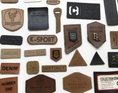 Customized PVC Leather Label with Metal Logos Size 4cm*9cm Origin China Gender Unisex Model NO. 9203 Style Velcro-on Age Group - Image 5