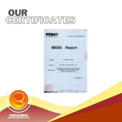 MSDS Report Certificate certificate from Ningbo Ezfocus Co., Ltd.