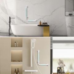 Barrier Free Bathroom Set Angled and Straight Grab Bars for Accessibility - Shandong Guard Zenith International Trade Co., Ltd.