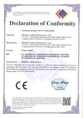 adapter 150w lvd certificate from Shenzhen Gofern Electronic Co., Ltd.