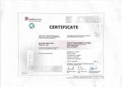 IATF 16949 certificate from Wenzhou Woma Auto Parts Co., Ltd.