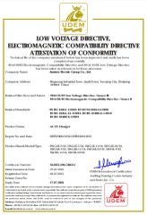 LVD EMC certificate of Wenzhou Xinchi International Trade Co., Ltd. – certificate photo, supplier certificates section