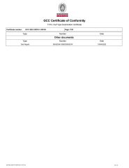GCC certificate from Shantou Yanaa Toys Co., Ltd
