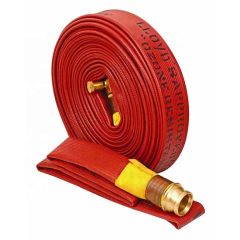 Durable High Pressure 1.5/2/2.5/3/4inch PVC/TPU/Rubber Resistant Flexible Water Layflat Canvas Lining Fire Hydrant Cabinet Fighting Hose - Xinghua Yongxing Fire Fighting Equipment Co., Ltd.