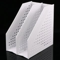 Retractable File Holder Foldable File Storage Organizer Rack Bookshelf Magazine Book Organizer - Image 1