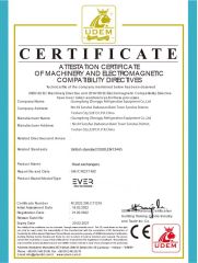 CE Certificate certificate from Foshan Ever Heat Exchanger Co., Ltd