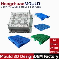 Heavy Duty Euro HDPE Large Stackable Reversible Plastic Pallet Moulds - Image 6