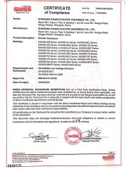 CE certificate from Shanghai Kaiwei Intelligent Technology (Group) Co., Ltd.