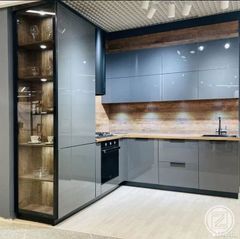Acrylic Modular Kitchen - Isha Design