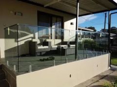 Customized Outdoor Balcony Frameless Railing Glass Fence Trademark Rocky Color Customized HS Code 70072900 Flatness High Class - Image 4