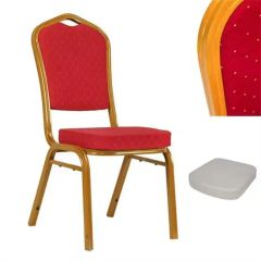 Stackable Red Silla Church Party Design Housse De Chaise Banquet Chair - Image 5
