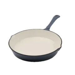 Factory Wholesale 25cm Non Stick Enamel Frying Pan Cast Iron Cookware - Image 2
