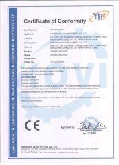 CE certificate from Zhengzhou Kovi Machinery Co., Ltd