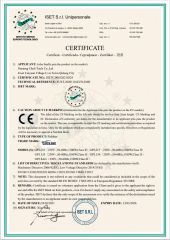 CE3 certificate from Nantong Cheli Tools Co., Ltd.