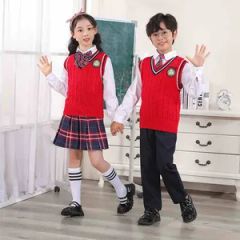 Manufacture Custom OEM Wholesale Primary School Sweater Children Kids School Uniform High Middle School Kindergarten Cardigan School Uniforms - Dongguan Ardi Apparel Co., Ltd.