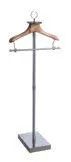 High Quality Solid Wood Single Coat Clothing Display Racks Solid Hangers for Hotel Room - Image 2