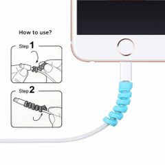 Silicone Charge Cable Protector Cable Jacket Yes Material Silicone charging ports USB-C Finishing Type Plain Protection Type Spiral - Image 6
