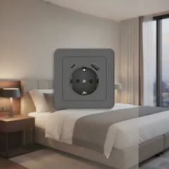 Versatile USB Socket Outlet for Modern Wall Trunking Design Brand None IP Rating IP20 Trademark None Origin Jiangsu Rated Current 16A - Etman Electric(Changzhou) Co., Ltd