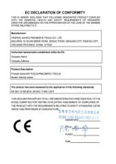 CE1 certificate from TAIZHOU LIZHOU PNEUMATIC TOOLS CO., LTD.