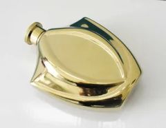 Gold Hip Flask Shape Star Color Golden Style Outdoor Model NO. JC0598 Payment Terms: T/T Feature Eco-Friendly Technics Laser - Image 1