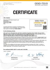 3 certificate from Suzhou Huiyu Textile Co., Ltd