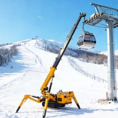 5tons Mini Size Crawler Spider Crane for Glass Installation Work - Image 5