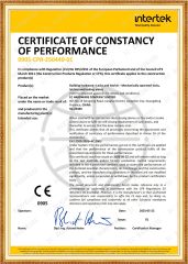 CE-mortise lock 0905-CPR-250440-01 certificate from EC Hardware Co., Ltd.