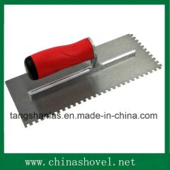 Trowel Construction Hand Tool Plaster Trowel Item Trowel Color Silver Origin China Material Steel Teeth Size 6mm Blade Edge - Image 1