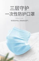 3-Layer Protective Breathable Disposable Earloop Mouth Face Mask - Image 4