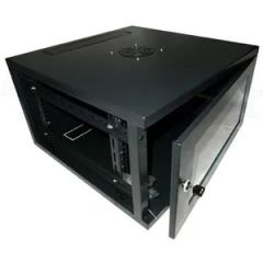 Wall Mount Network Cabinet 6u9u12u15u Two Fan 4-18u Cold-Rolled Steel CE ISO RoHS New - Image 2