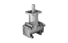 Poggi right angle gearbox 2032, R1:1, D2, Ø24h7, 2-way, Aluminium - Image 3