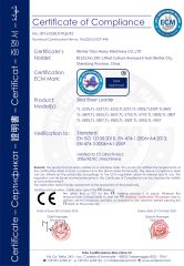 Ce of skid steer loader certificate from Weihai Titan Heavy Machinery Co., Ltd.