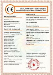 MDR2 certificate from Ningbo Ks Medical Tech Co., Ltd