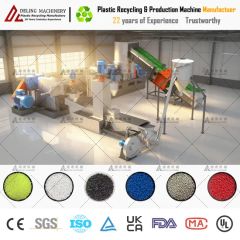 Deling Dependable Double Stage Single Screw Plastic Recycling Granulating Pelletizing Machine Extruder Pelletizer Granulator for Crushed Soft & Hard Materials - Image 1