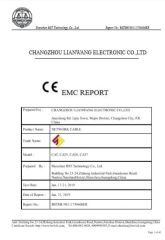 EMC CAT certificate from Changzhou Hao Lan Import & Export Trading Co., LTD.