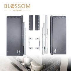 Soft Closing Undermount Drawer Slides Slim Drawer Box - Image 2