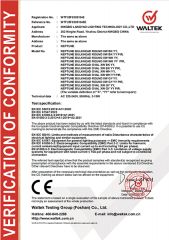 Certificate certificate of Ningbo Langyao Lighting Technology Co., Ltd – certificate photo, supplier certificates section