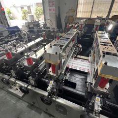 Three Side Sealing Double Feeding Moving Knife Double Cutter Bag Making Machine - Image 4