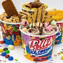 Double PE Coated Paper Ice Cream Bowl with Spoons - Image 4