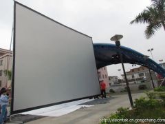 Portable Fast Fold Projection Screen for Easy Setup - Image 2