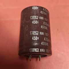 470uF Power Capacitors Terminals 2 Voltage 450V Tolerance 20% Type Resin Filled Capacitance 470 uF Material Aluminium Capacitor Type - Image 1