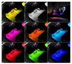 LED Car Light RGB Atmosphere Lamp 20-Keys Music Control Car Decorative Light Strip for Interior Vehicle Ambient Lighting Auto Parts LED Work Light - Image 6
