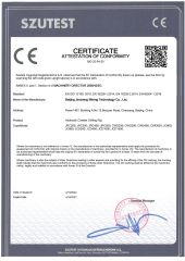 CE certificate from Beijing Jincheng Mining Technology Co., Ltd.