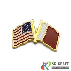 Factory Custom Enamel Pin Countries Flag Pin Badge Type Badge Material Metal Origin Zhongshan Trademark OEM ODM HS Code - Image 3