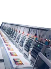 High Speed Flat Embroidery Machine with Flat Head and Coiling Head - Nantong Braun Machinery Co., Ltd.