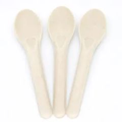 Sugarcane Pulp Spoons Disposable Biodegradable Paper Spoons Cutlery - Image 2