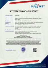CE Certificate 2 certificate from Jilin Songjiang Tech-trade Co., Ltd.
