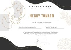 Design Certificate certificate from Guangzhou Hanguang Fashion Co., Ltd