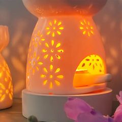 Little Heart Pattern Incense Smoke Furnace Aromatherapy Oil Diffuser for Home Scents - Image 6