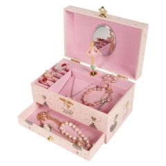 Hot Sale Holiday Birthday Christmas Gift PU Leather Jewelry Storage Musical Box for Kids - Shantou Kaicheng Craft Co., Ltd.